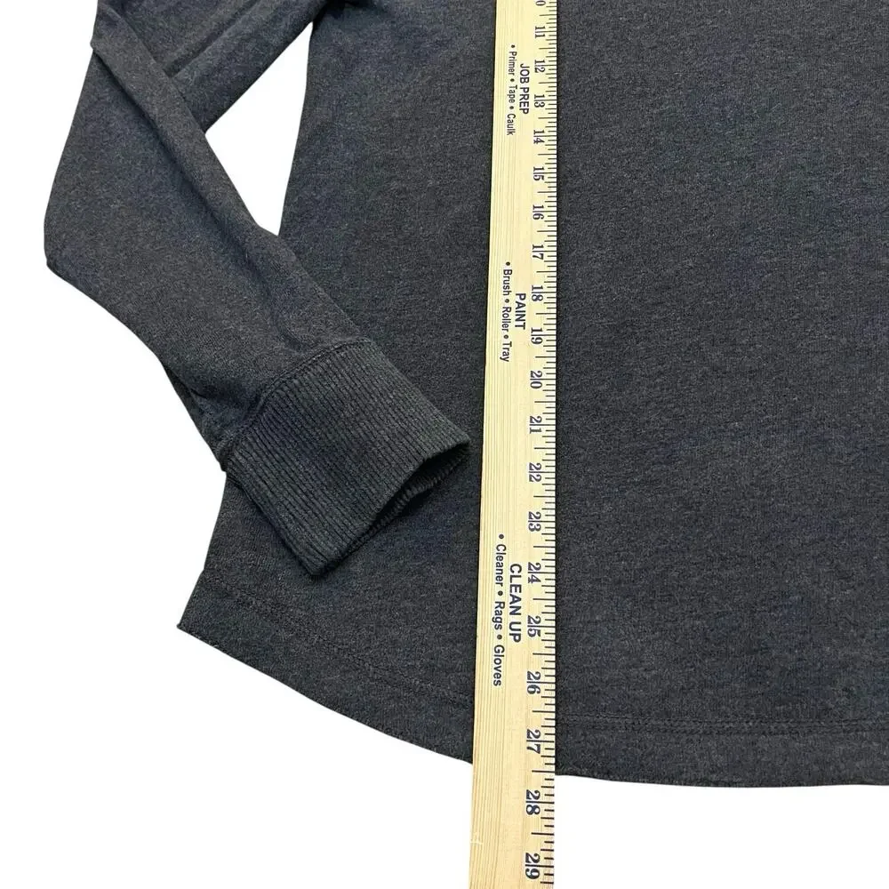 Y2K Abercrombie And Fitch Mens Muscle Sweater Medium Dark Gray Fitted Preppy - Picture 6 of 7